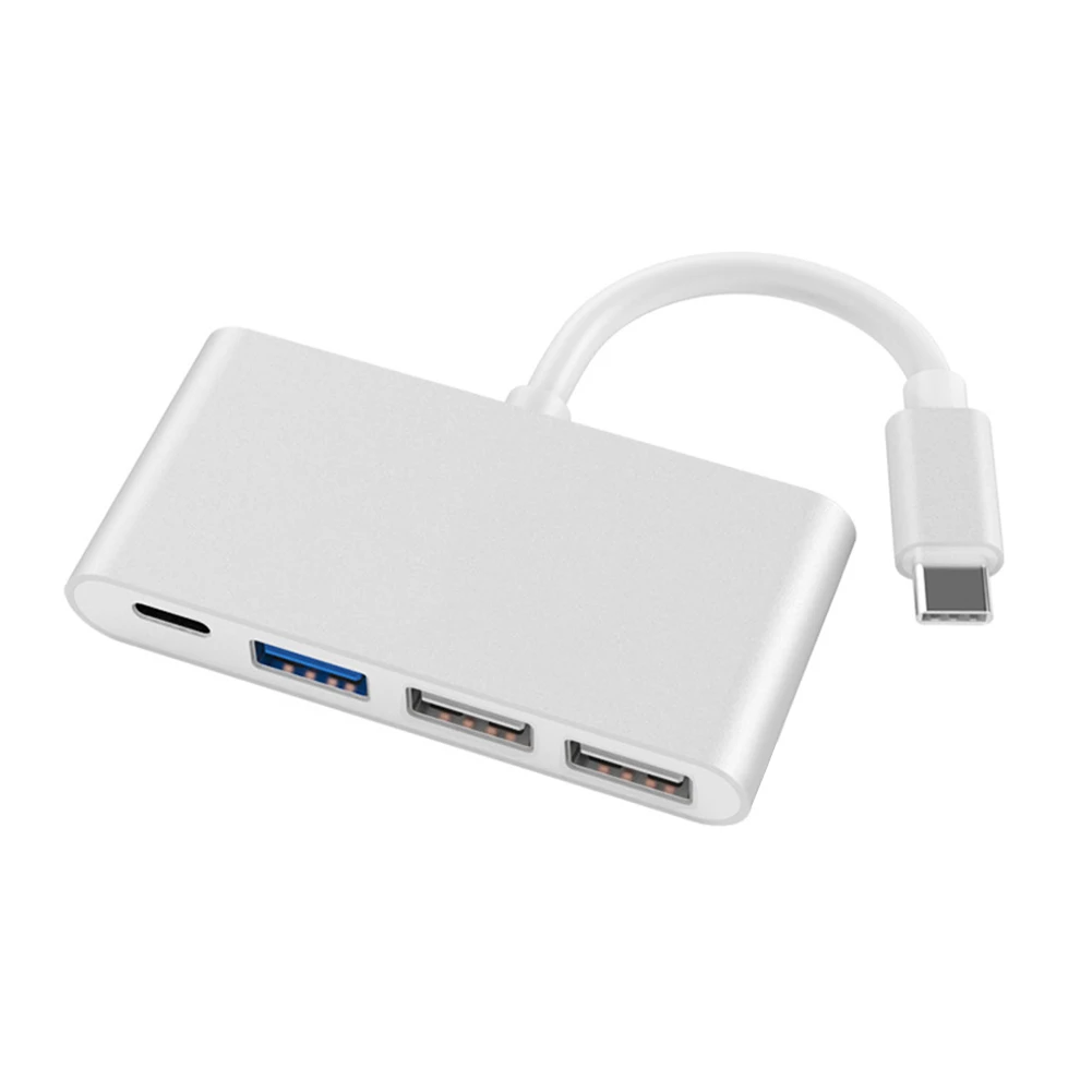 USB C концентратор 4 в 1 тип-c к USB 2,0 3,0 конвертер адаптер док-концентратор USB кабель для MacBookpro сплиттер 4 порта концентратор