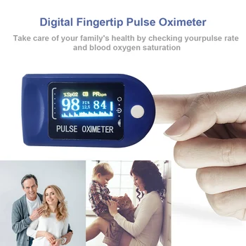 

Fingertip Pulse Oximeter OLED Digital Display Oximetro Blood Oxygen Level SpO2 Portable Finger Oximeter Blood Pressure Monitor
