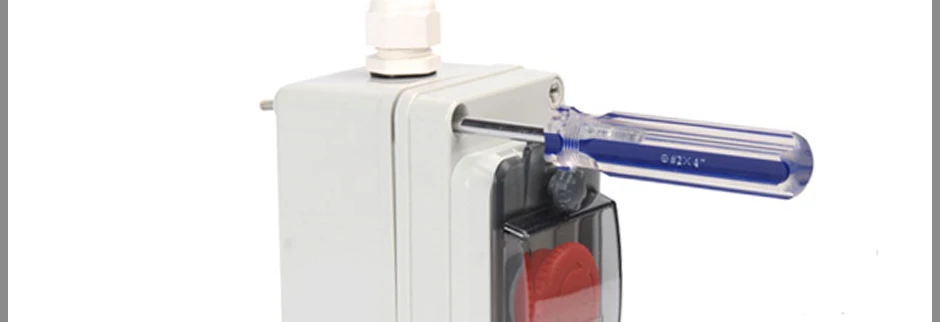 interruptor de botão de parada de prova tipo capa protetora caixa de controle