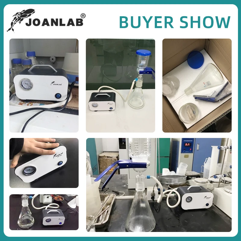 DC 12v Mini Oil-free Diaphragm Air Vacuum Pump Laboratory Filter Pump Portable Negative Pressure Lab Equipment 110v To 220v rotary vane vacuum pump