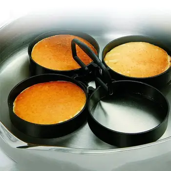 

4Pcs/Set Round Shaper Mould Nonstick Egg/Pancake Rings Tool For Egg Cooking Omelette T2T3