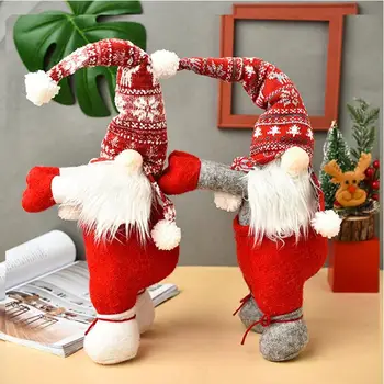 

Christmas Decorations 2021 Christmas Curtain Buckle Cartoon Doll Christmas Pendant Home Curtain Decoration New Year 2021