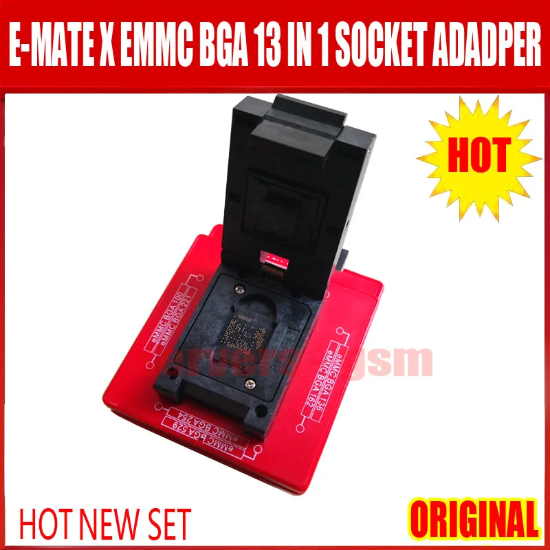 2020 Новый адаптер для разъема ICFRIEND E mate X EMMC BGA 13 в 1 поддержка BGA100/136/168/153/169/162/186/221 Easy