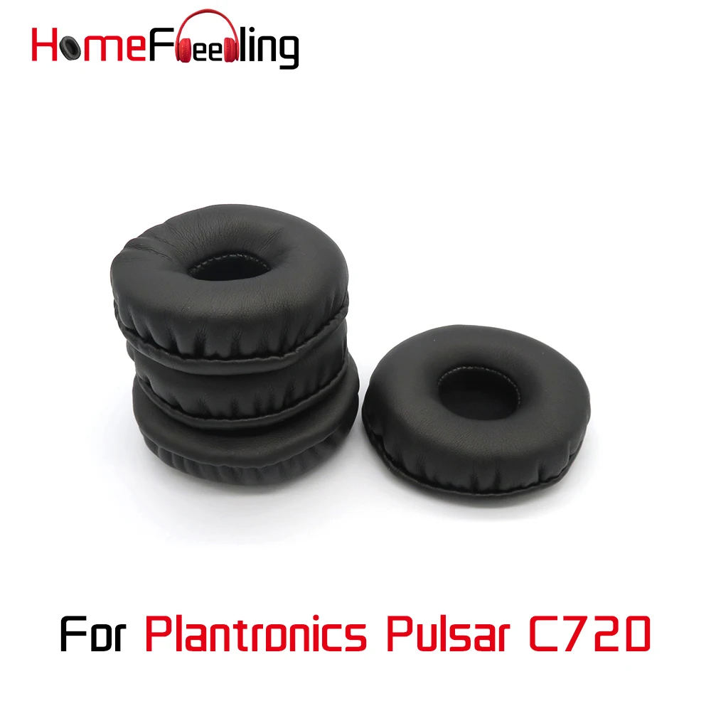 

Homefeeling Ear Pads For Plantronics Pulsar C720 Headset Earpads Round Universal Leahter Repalcement Parts Ear Cushions