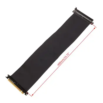 

High Speed PC Graphics Cards PCI Express 3.0 16x Flexible Connector Cable Riser Card Extension Port Adapter for GPU with antijam