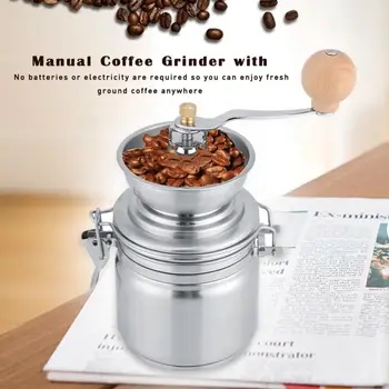 

Stainless Steel Manual Coffee Grinder Spice Grinding Mill Hand Tool Home Grinder Milling Machine Coffee Kitchen Accessories New