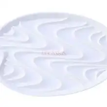 Волна палитра цветов портативный акрил, гуашь краски Палитра для студентов