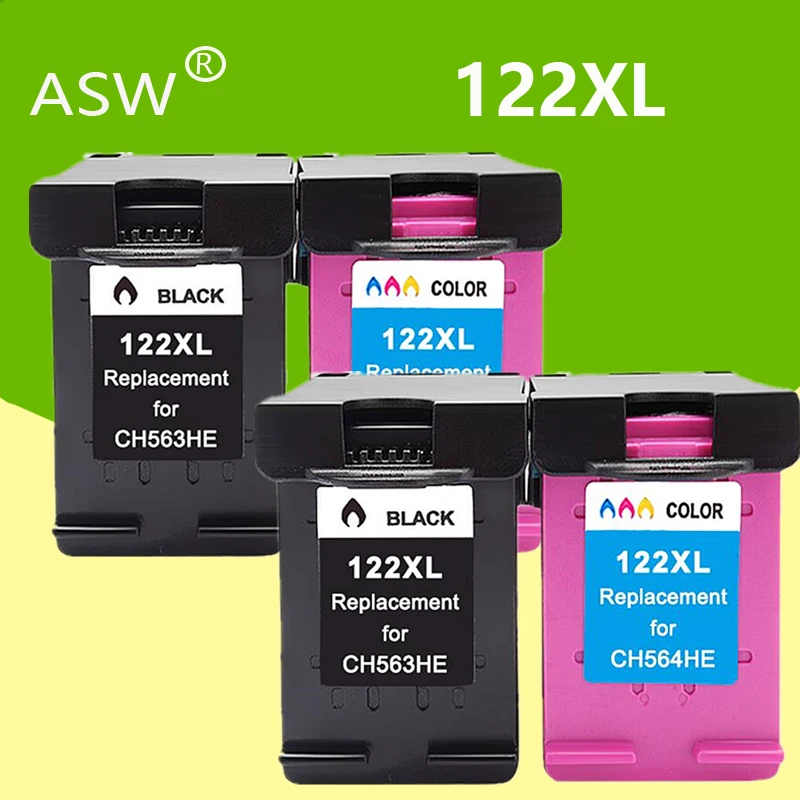 Чернильный картридж 4PK 122xl для hp 122 HP 122XL CH563HE CH564HE совместимый с Deskjet 1050 2050 2050s