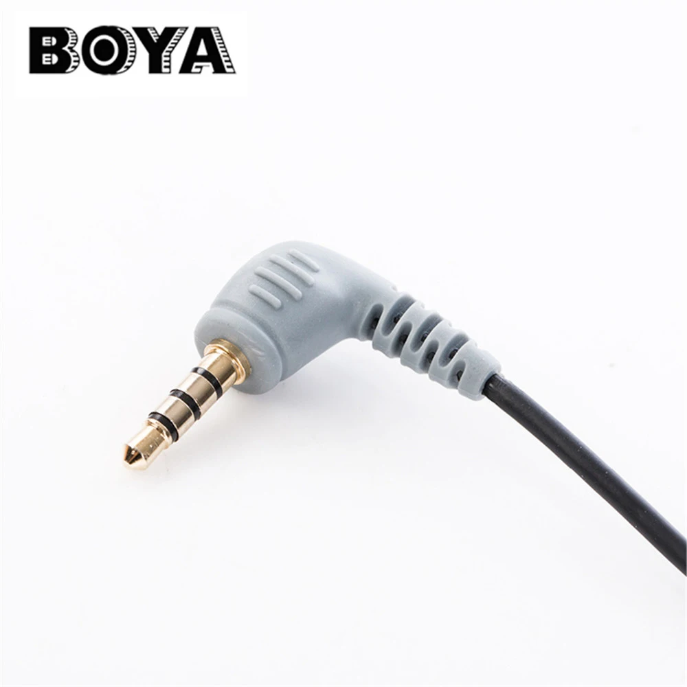 BOYA BY-CIP2 3.5mm to TRRS TRS Microphone Cable Adapter for iPad iPod Touch iPhone BY-WM8 BY-WM6 BY-WM5 Microphone Accessories