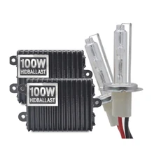 100 Вт комплект ксеноновых фар H1 H4 H7 H3 H11 H8 9005 HB3 9006 HB4 Ксеноновые Балласты ксеноновая лампа 12V Автомобильные фары лампы 4300k 5000k 6000k 8000k