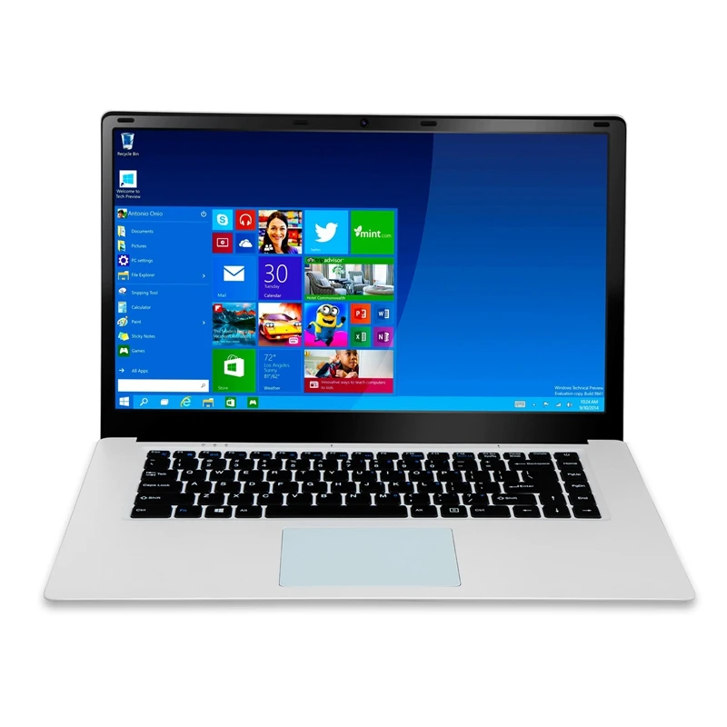 Ноутбук 15,6 дюймов 1080P 4 ГБ ОЗУ 64 Гб EMMC Intel Atom Z8350 четырехъядерный процессор система Windows 10 ноутбук компьютер