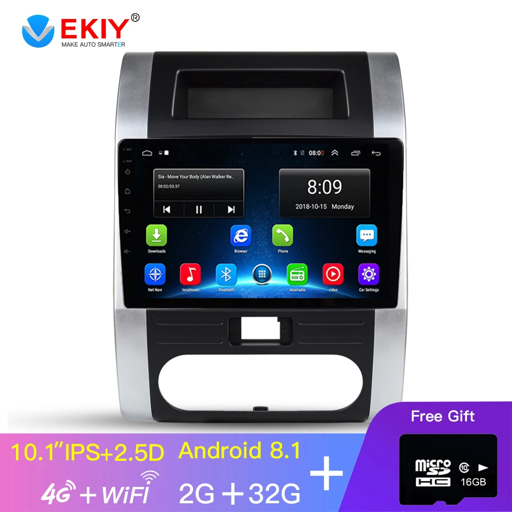 

EKIY 10.1' IPS Car Radio Multimedia DVD Player Navigation GPS Android 8.1 4G For Nissan X-Trail XTrail X Trail T32 T31 Qashqai