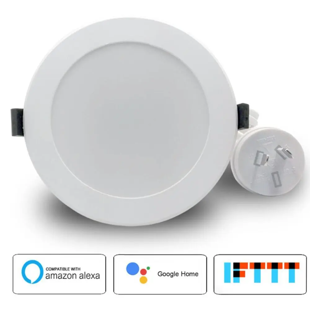 Умный светильник с пультом дистанционного управления RGB 10 Вт Google Home App, светодиодный светильник с функцией изменения цвета, регулируемый Интеллектуальный светильник s