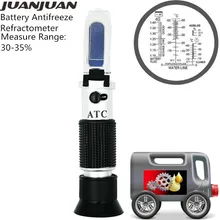 Новое поступление 4 в 1 ручной автомобильный рефрактометр тестер мочевины 30-35% Adblue Жидкость гликоль батарея антифриз с ATC скидка 47