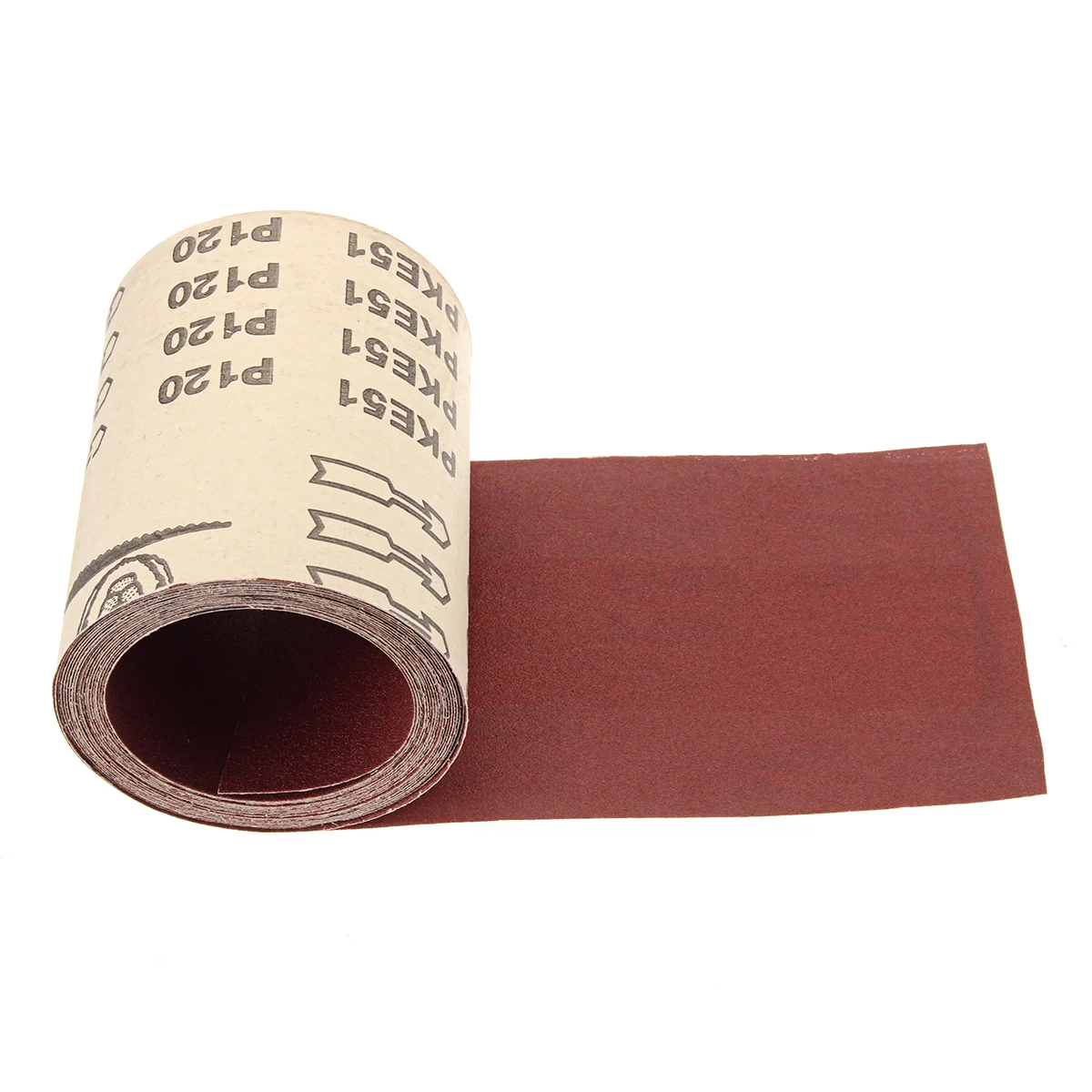 115mm x 5m Aluminium Oxide Sanding Roll 40/60/80/120/180 Grit SandPaper Sander Abrasive Polishing Accessories Woodworking Tools