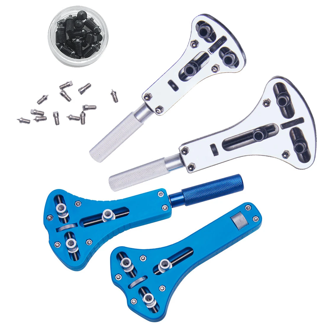 Solid Steel Watch Case Opener Tool Adjustable3 Claws Screw Watch Back