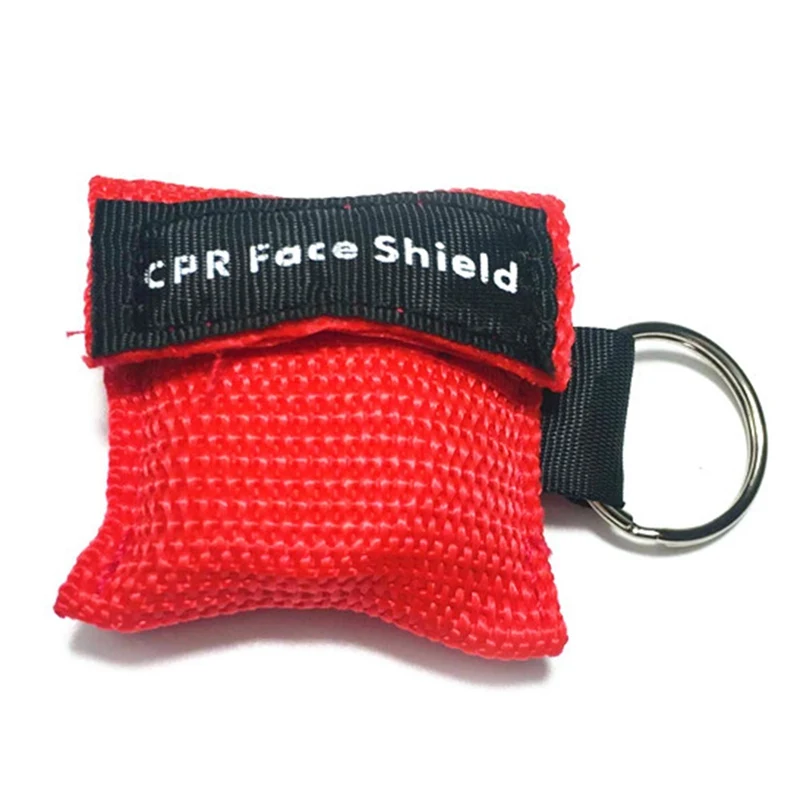 Цветная маска реаниматора CPR, брелок, маска первой помощи, инструменты для ухода за здоровьем
