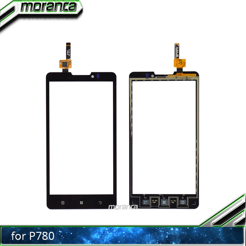 Moranca 5 0 ''сенсорный экран для lenovo P780 сенсорный Переднее стекло дигитайзер