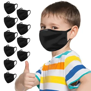 

Face Mask Fashion for Kids 10PCS Children's Kids Mask Reusable Face Covering Comfortable Washable Mask mondmasker