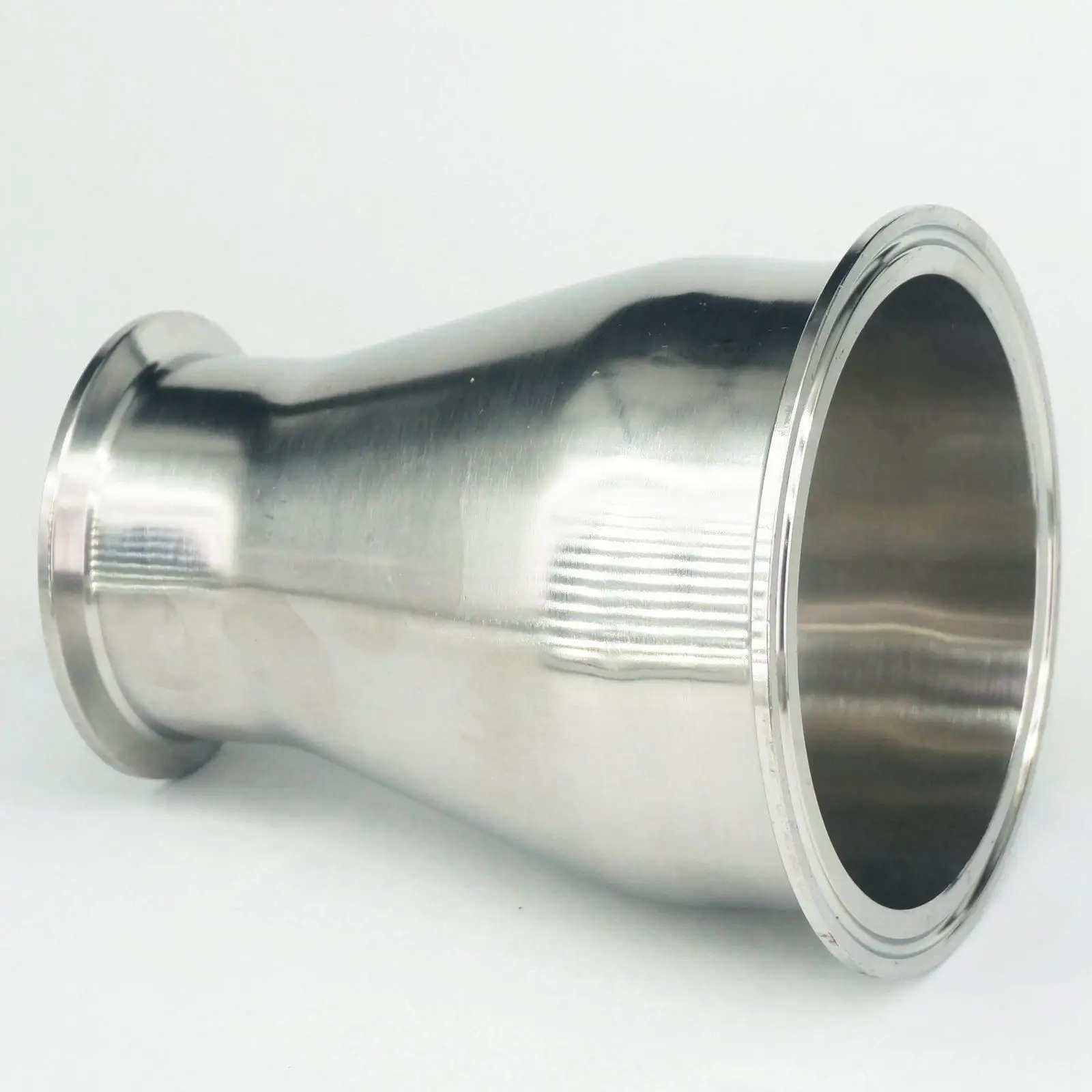 

Fit Tube O.D Reduce 102mm-63mm Tri Clamp 4"-2.5" 304 Stainless Steel Sanitary Ferrule Concentric Pipe Fitting Reducer