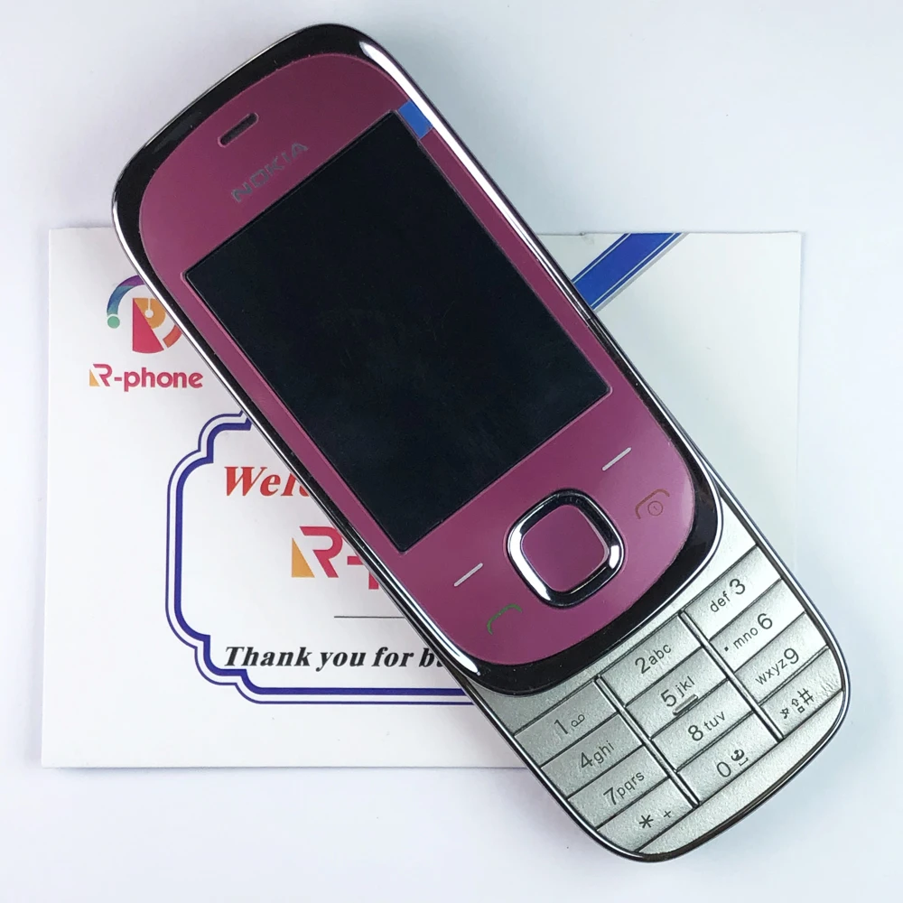 Восстановленный Оригинальный Nokia 7230 2G GSM разблокированный телефон и английская