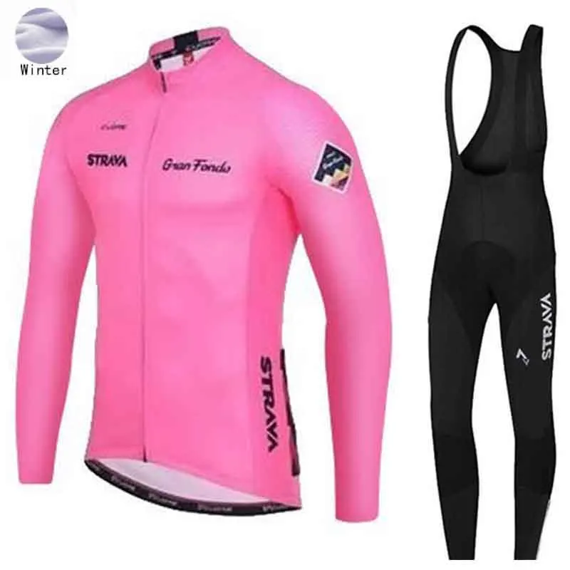 SPTGRVO LairschDan розовый Страва женская зимняя одежда для велоспорта Мужская термальная длинная велосипедная Джерси набор mtb униформа одежда костюм
