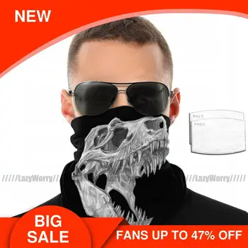 

Realistic Skulls Mouth Face Mask T-rex Skull Facial Mask Beautiful Kawai with 2 Filters Adult Mask