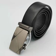 

Genuine Casual Belt Fashion Men's Leather Automatic Buckle Belt High Quality New Trend Design Business Soft Leather Pants Belt
