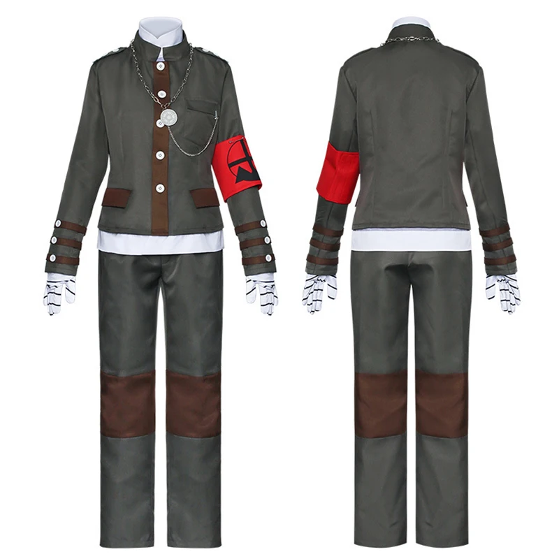 

Anime Danganronpa Korekiyo Shinguji Full Cosplay Costume Includes Wig Hat Mask Halloween Carnival Costume