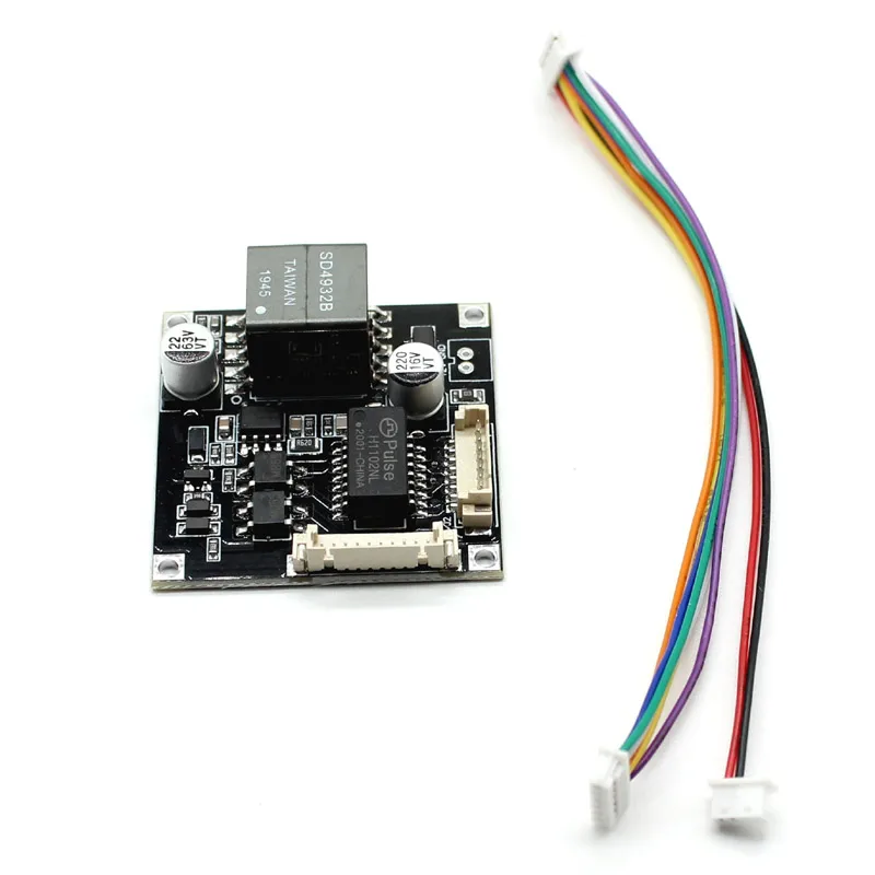 Модуль poe для ip камеры видеонаблюдения плата PCB DC Power Over Ethernet 12 В выход IEEE802.3af/at