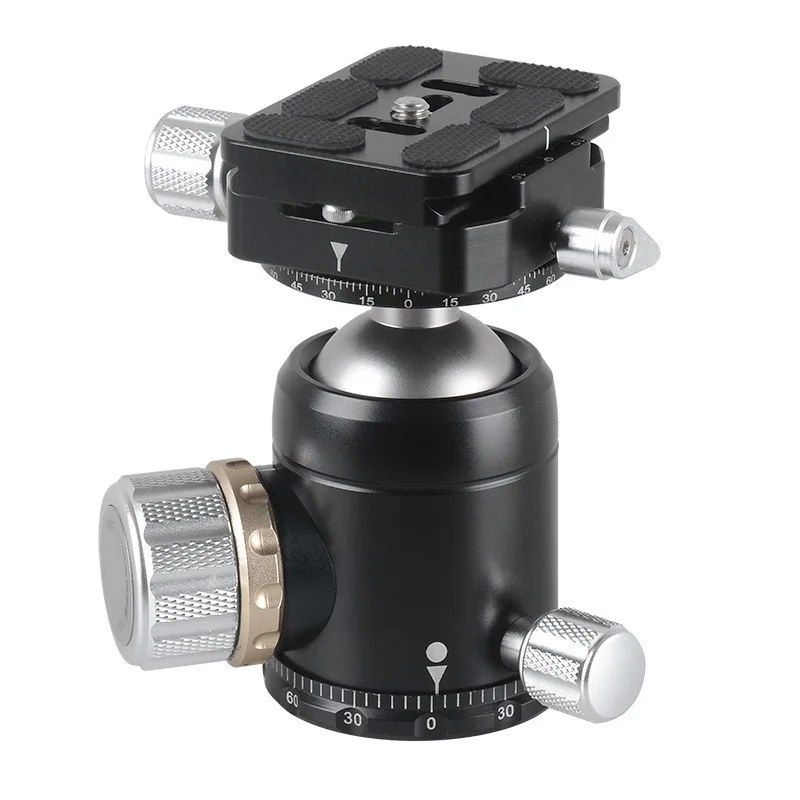 

XILETU PA-44 Tripod Ball Head and Quick Release Plate Interface 1/4 & 3/8 Inch for Manfrotto Gitzo RRS Arca SWISS KIRK Wimberley