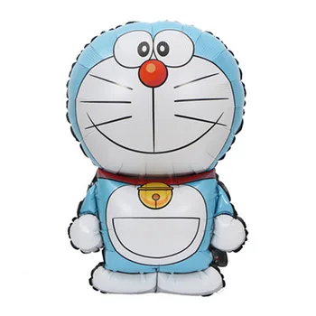 

2pcs/lot Doraemon balloon large size foil material cute doraemon helium balloons for kids toy party supply doreamon foil balloon