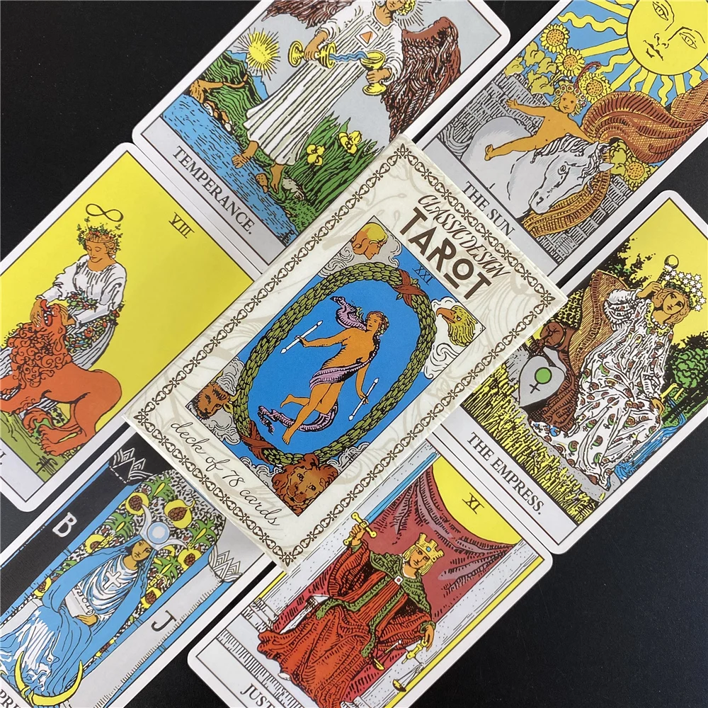 Карты для настольных игр таро XXI классический дизайн Оракул вечерние гадание