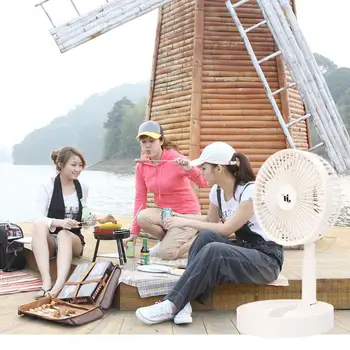 

USB Mini Fan Rechargeable Waist Clip Fan with 3-Level Speed, Adjustable Wind Direction, Portable Fan for Outdoor Camping