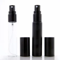 100pcs 10ml Travel Refillable Glass Spray Bottle Sample Glass Vials Portable Mini Perfume Atomizer
