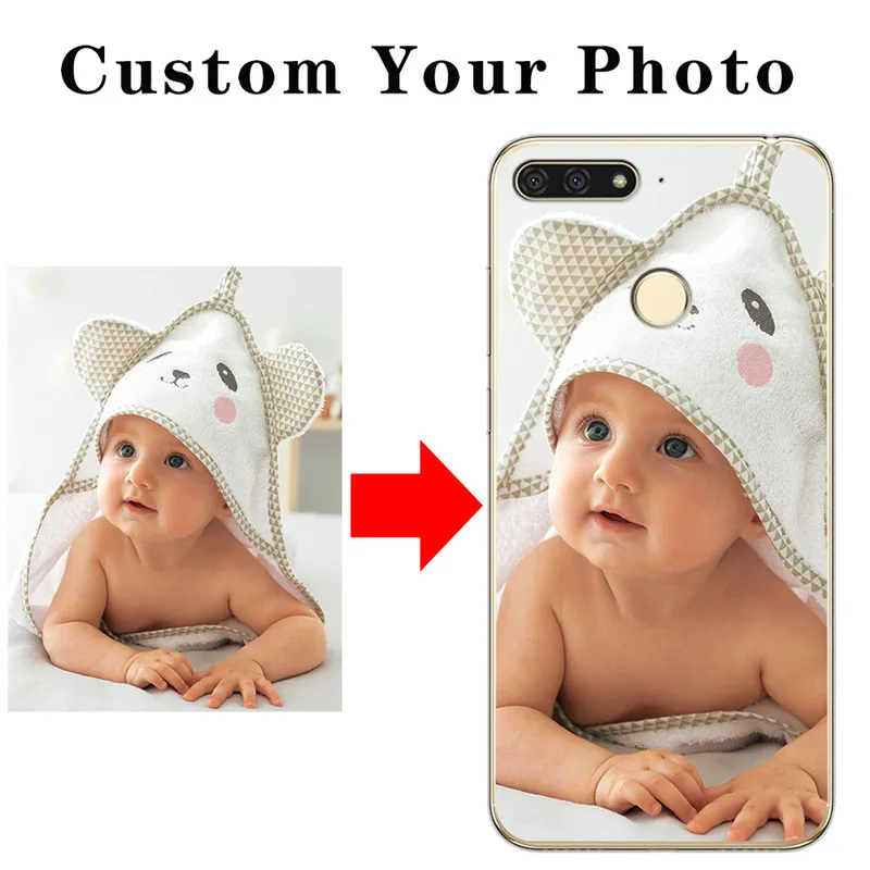 

custom design photo DIY For huawei Y5 Y6 II Prime Nova 2 3 4 3i Plus 2018 2017 phone case Cover Coque Etui funda etui capinha