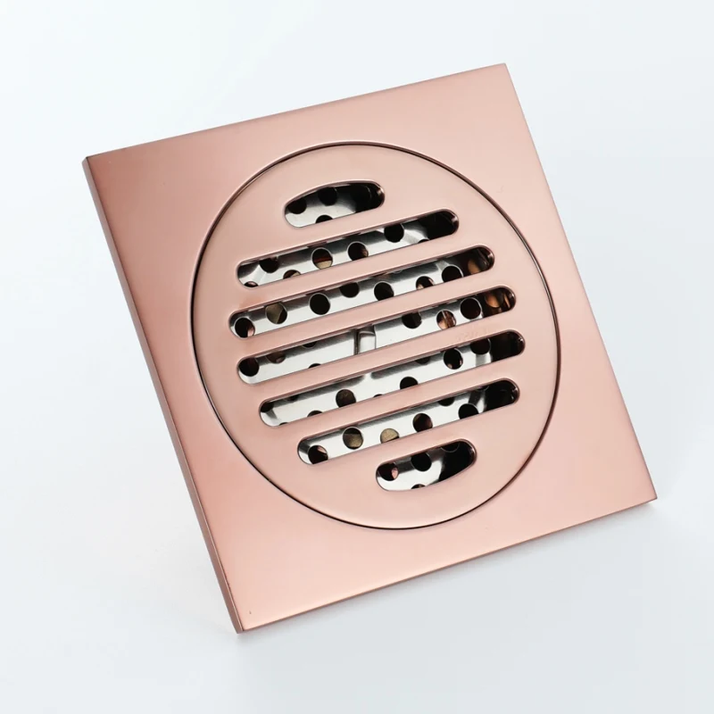 Розовое золото трап Латунный разъем для раковины сетчатый фильтр для ванной Душевой слив сифон анти-запах ванная, туалет, кухня Балкон