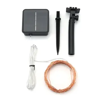 

Solar Light String 10 M 100 Led Solar Waterproof Decorative Light For Patio Paties Weddings Warm White