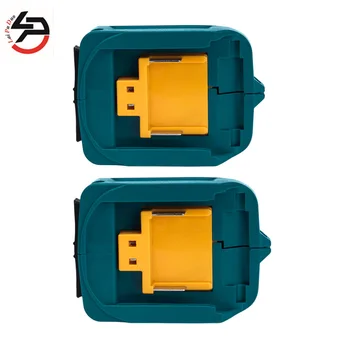 

Laipuduo 2pcs BL1830 BL1860 Li-Ion USB Battery Charger Adapter for Makita 14.4v-18v Bl1430 mobile phone charger