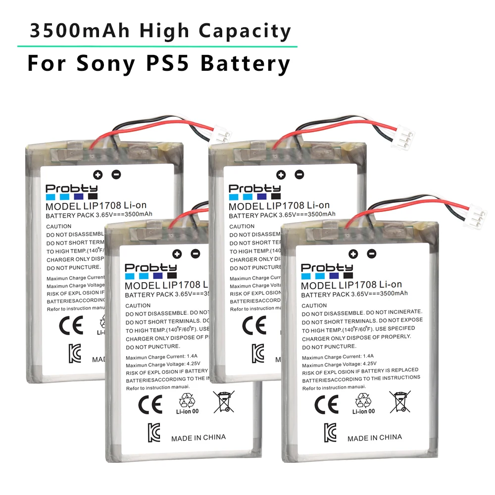 3500mah Replacement Battery For Ps5 Controller,rechargeable Builtin
