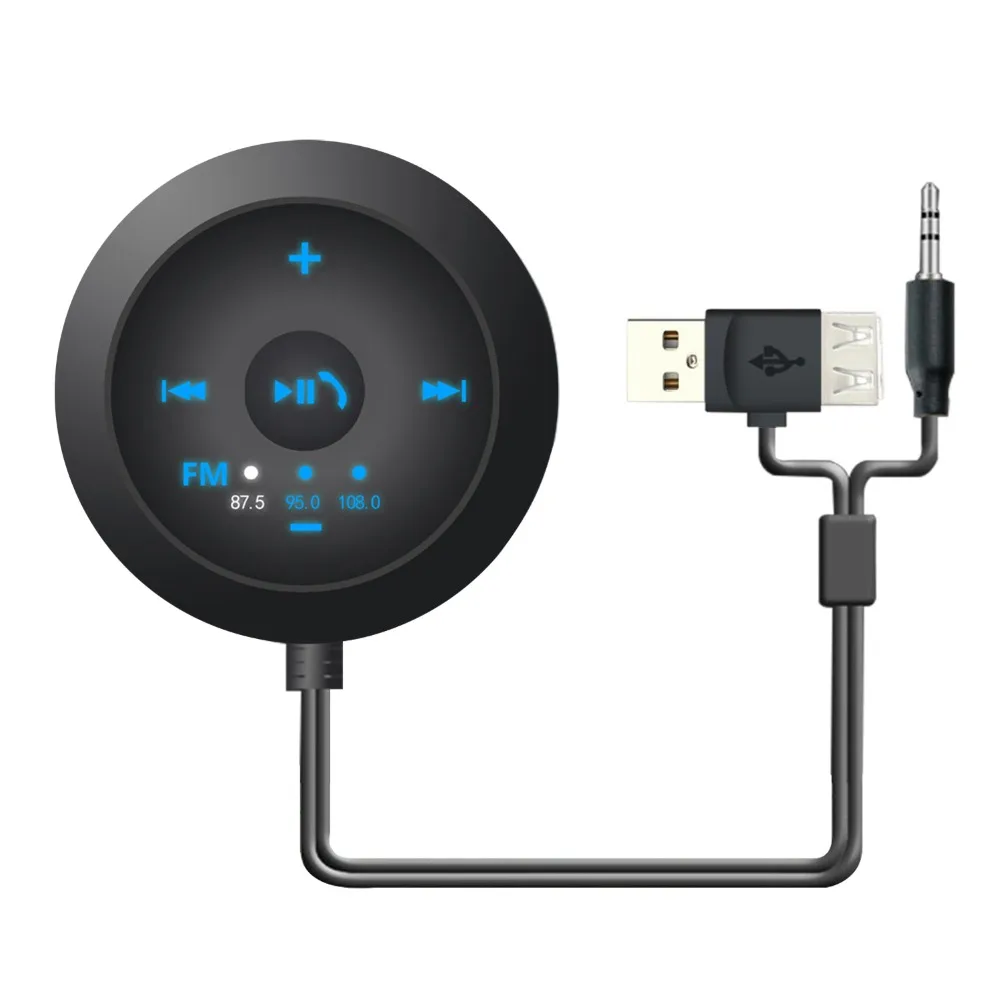 AOZBZ беспроводной Bluetooth приемник 3,5 мм Автомобильный музыкальный аудио приемник адаптер Hands-Free автомобильный комплект A2DP Набор для трансляции для автомобиля стерео
