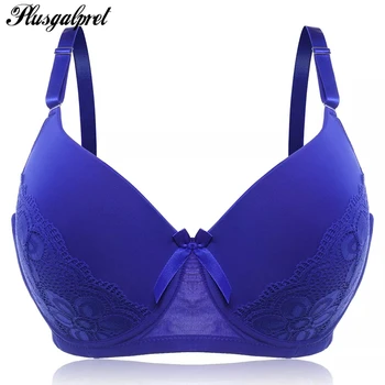 

Plusgalpret DDD F DDDD G Cup Plus Size Bra Top Women Underwear Floral Lace Unlined Big Size Chest 42-48 Mother's Gifted Bras