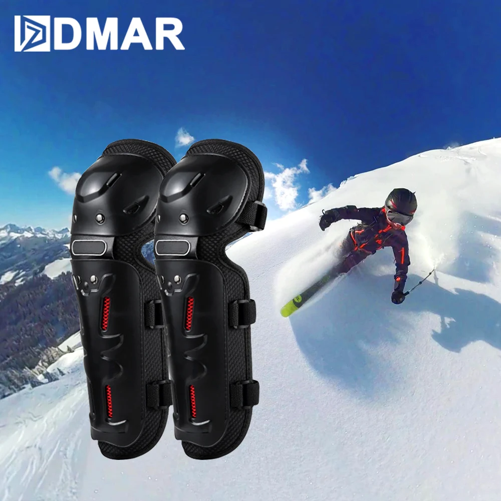 

DMAR 4pcs Skiing Riding Sports Knee Elbow Support Protectors Bicycle Motorcycle Skateboard Outdoor Knee Pad Elbow Brace Safety