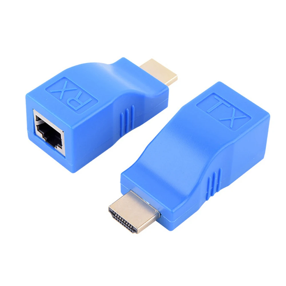 2 шт Мини HD 1080P 30m HD 1080P один hdmi-удлинитель, ретранслятор HD 4K 1080P сети Ethernet адаптер