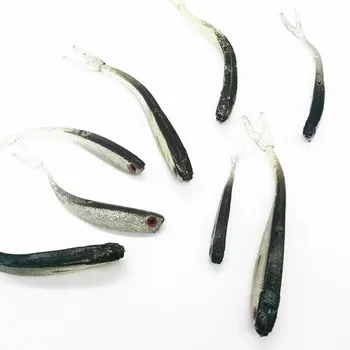 HOT SALE ❤️ 10Pcs 8cm/2g Soft Rubber Fishing Baits Lure Drop Shot Lure Shad for Perch Pike Trout Tail Lure Fishing Accessories - discount item 5% OFF Sports & Entertainment