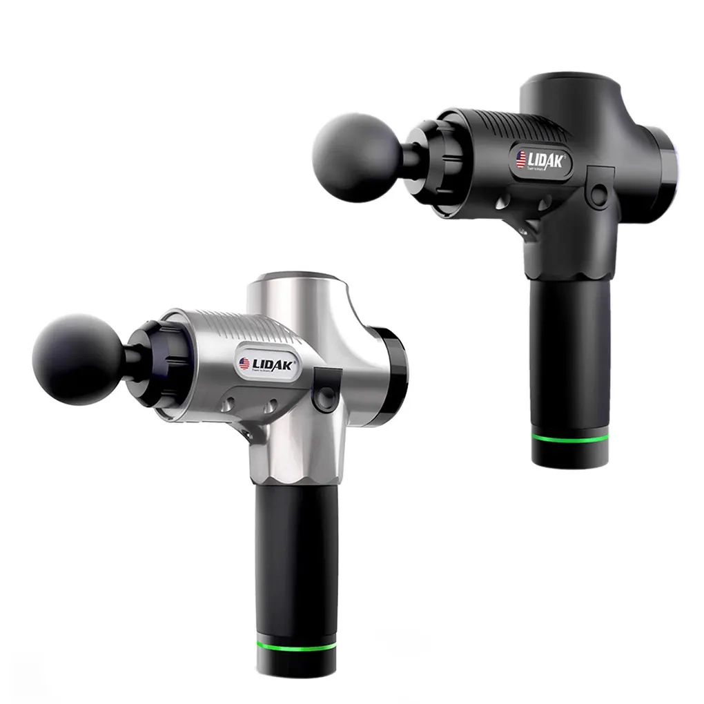 

12V/24V Lidak Muscle Massager Electric Vibration Muscle Relax Massager 4 Heads Rechargeable US Plug