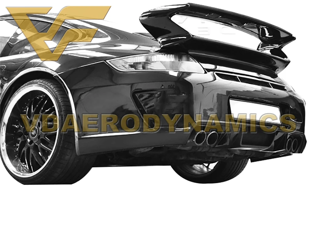 Подходит для 04-11 997 997,1 997,2 Porsche 911 Carrera S 4 4S GTS VAD-PD полный комплект кузова передний бампер задний бампер боковые юбки