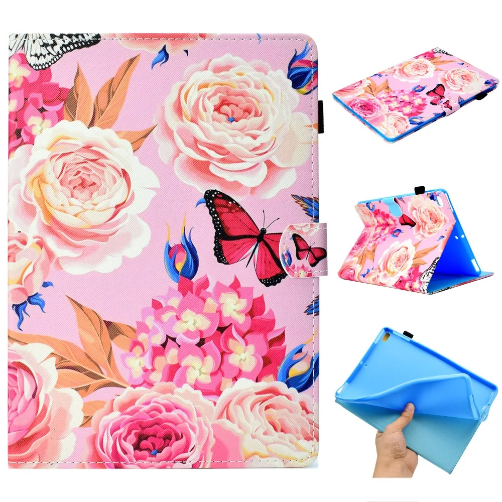 Животное панда из мультфильма Coque для Ipad Air 1 Air 2 Чехол из искусственной кожи Милая открытка слот мягкая подставка флип-чехол Funda для Ipad Air 1 2 крышка