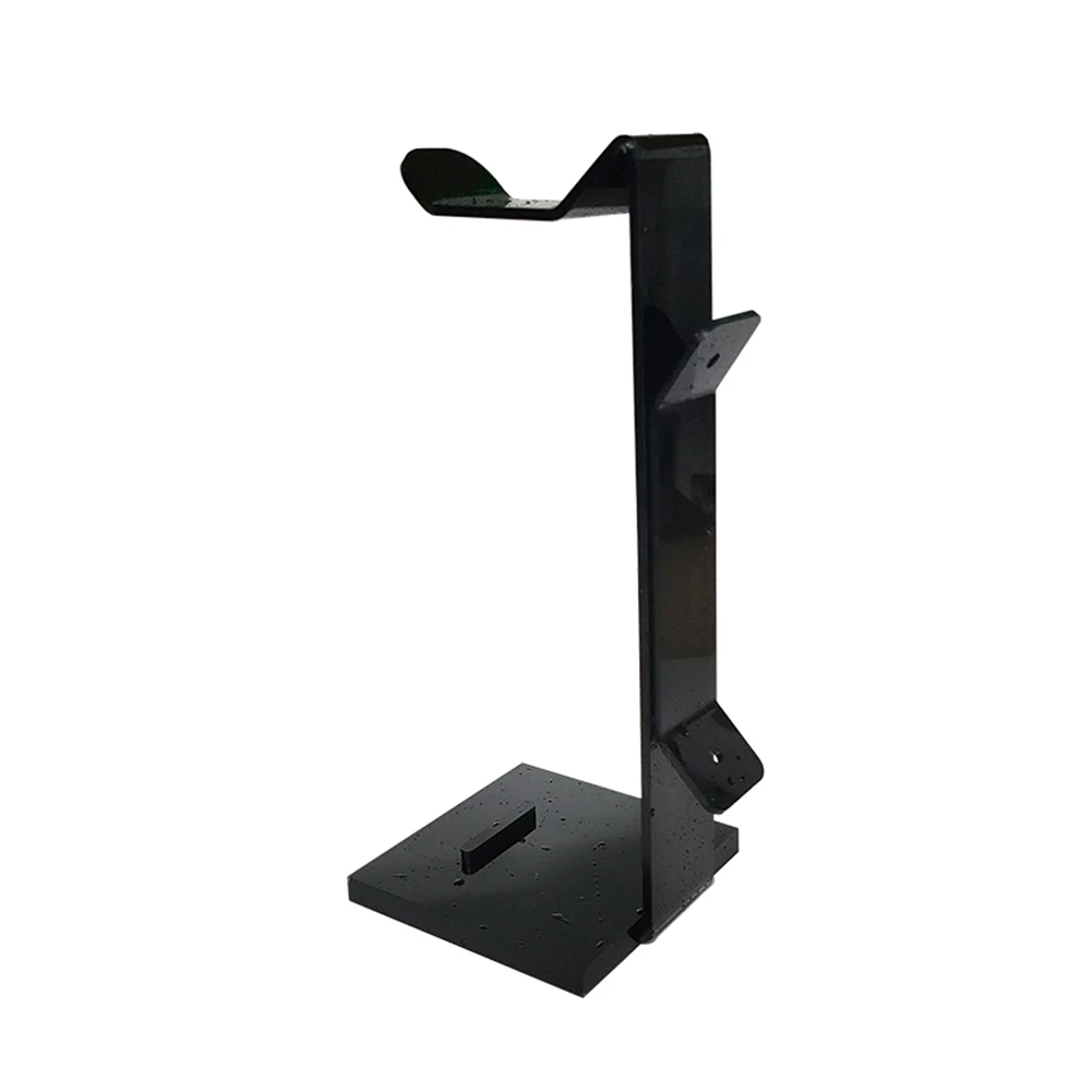 Acrylic Non Slip Headset Holder Universal Freestanding Display Stand Solid Base With Supporting Bar Home Office Accessories