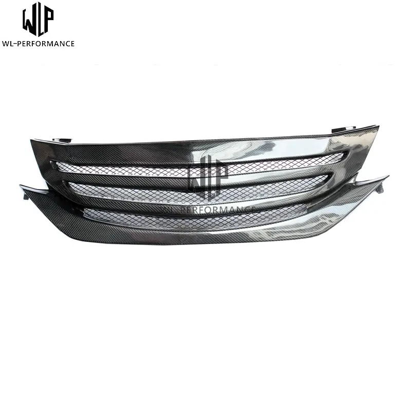 9th Accord Carbon Fiber Racing grills Front bumper Grille Car body kit For Honda Accord 9th 13-17 Car styling USE